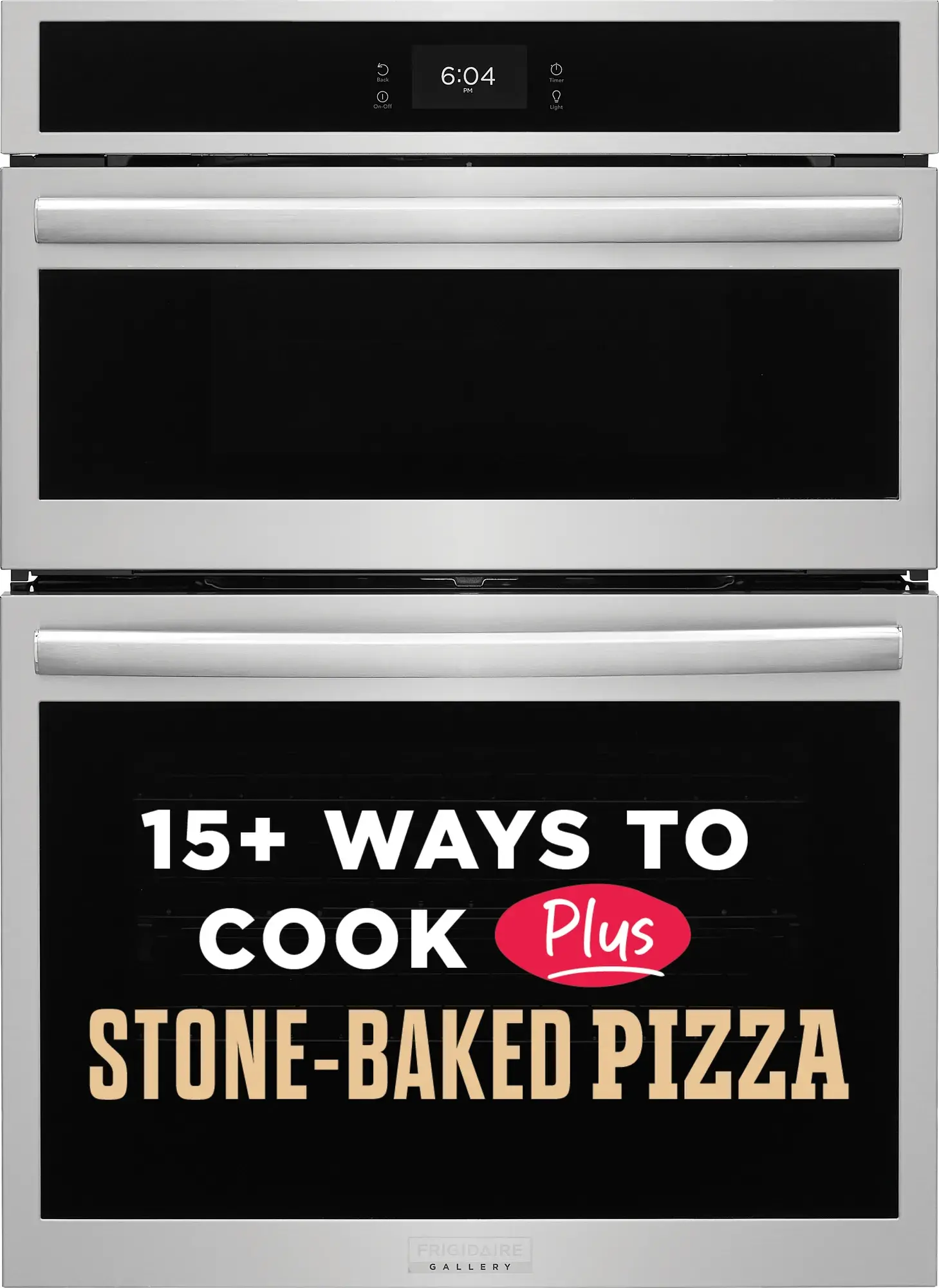 30" Electric Wall Oven and Microwave Combination with Stone-Baked Pizza
