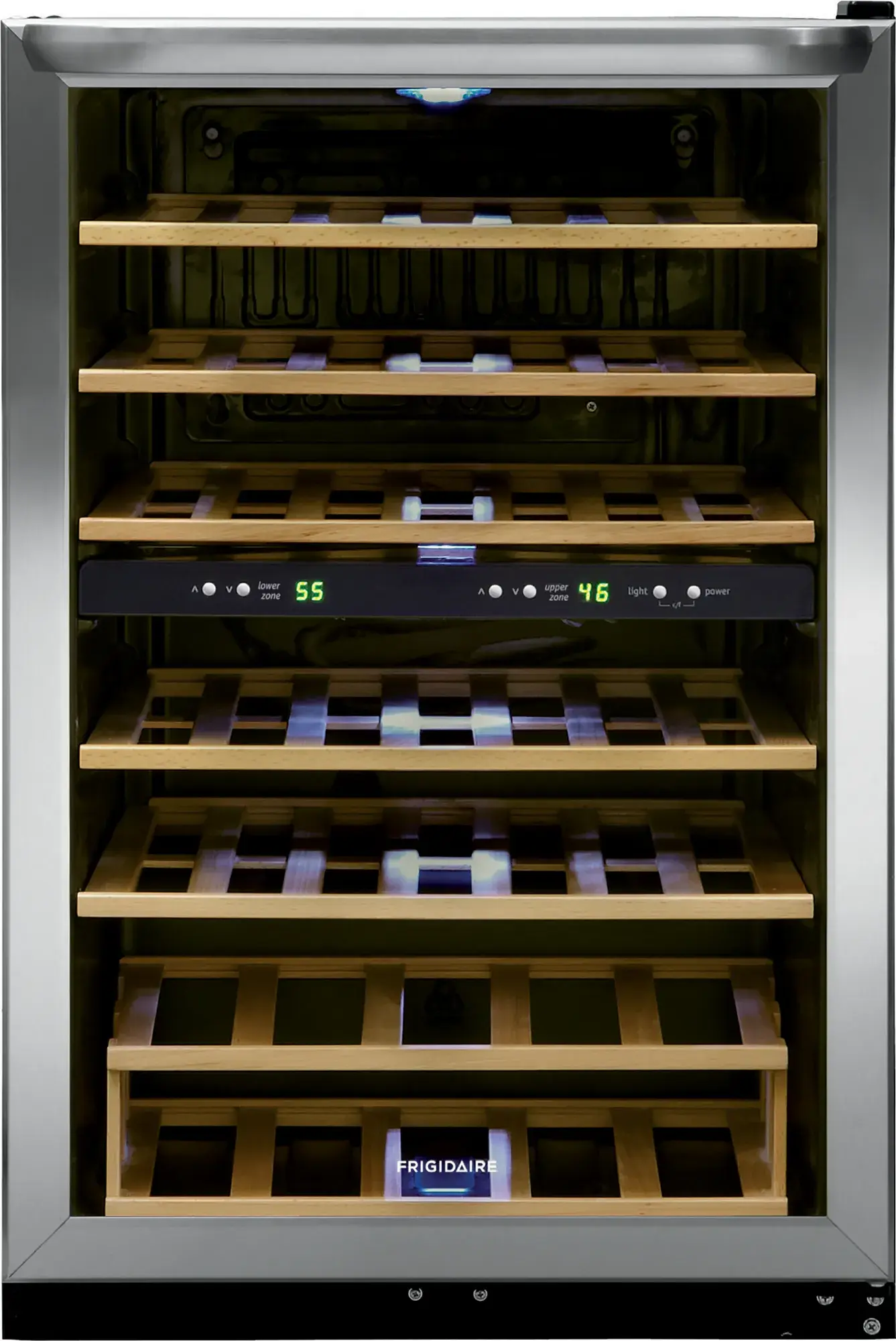 45 Bottle Two-Zone Wine Cooler
