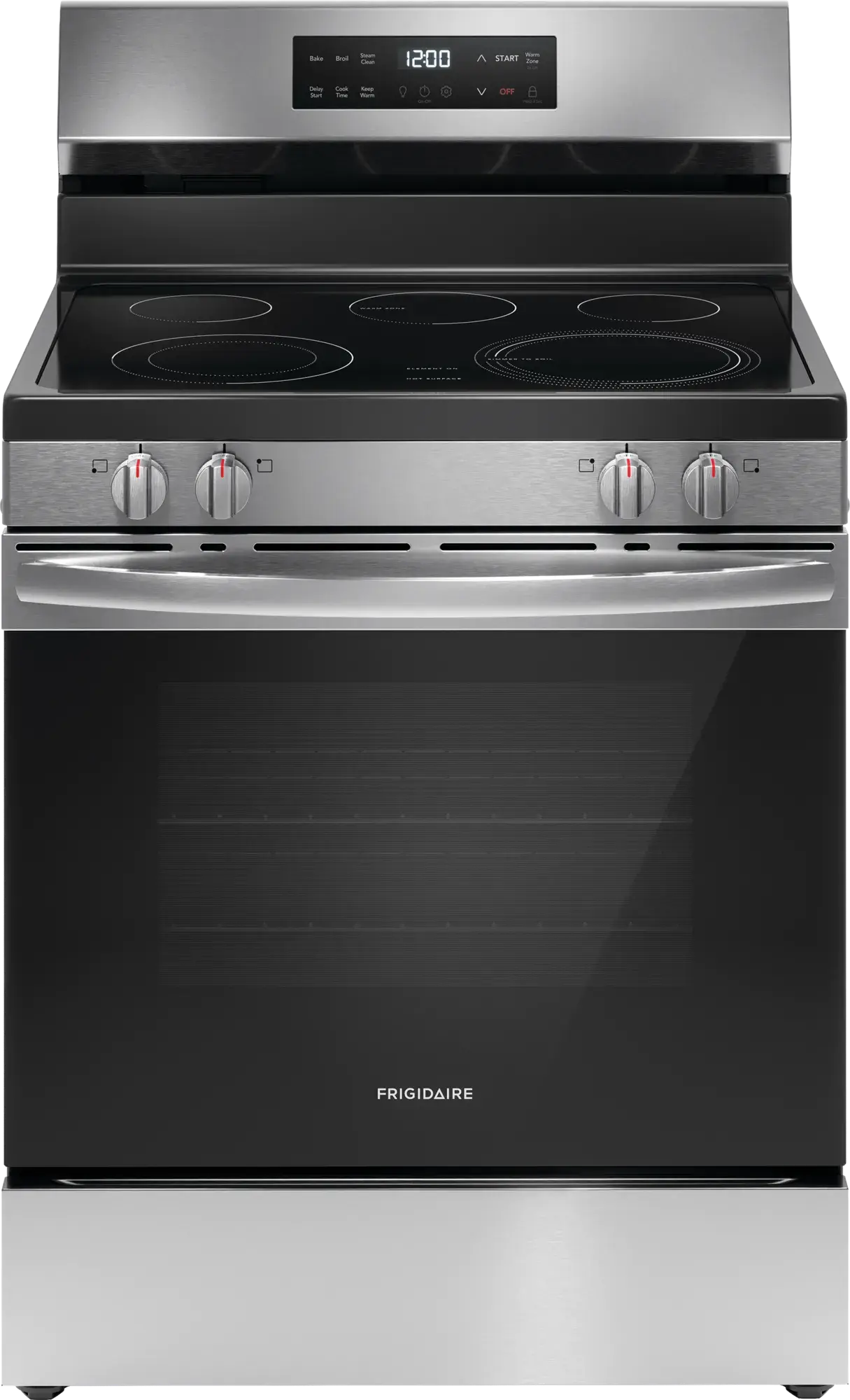 30" Electric Range with Steam Clean
