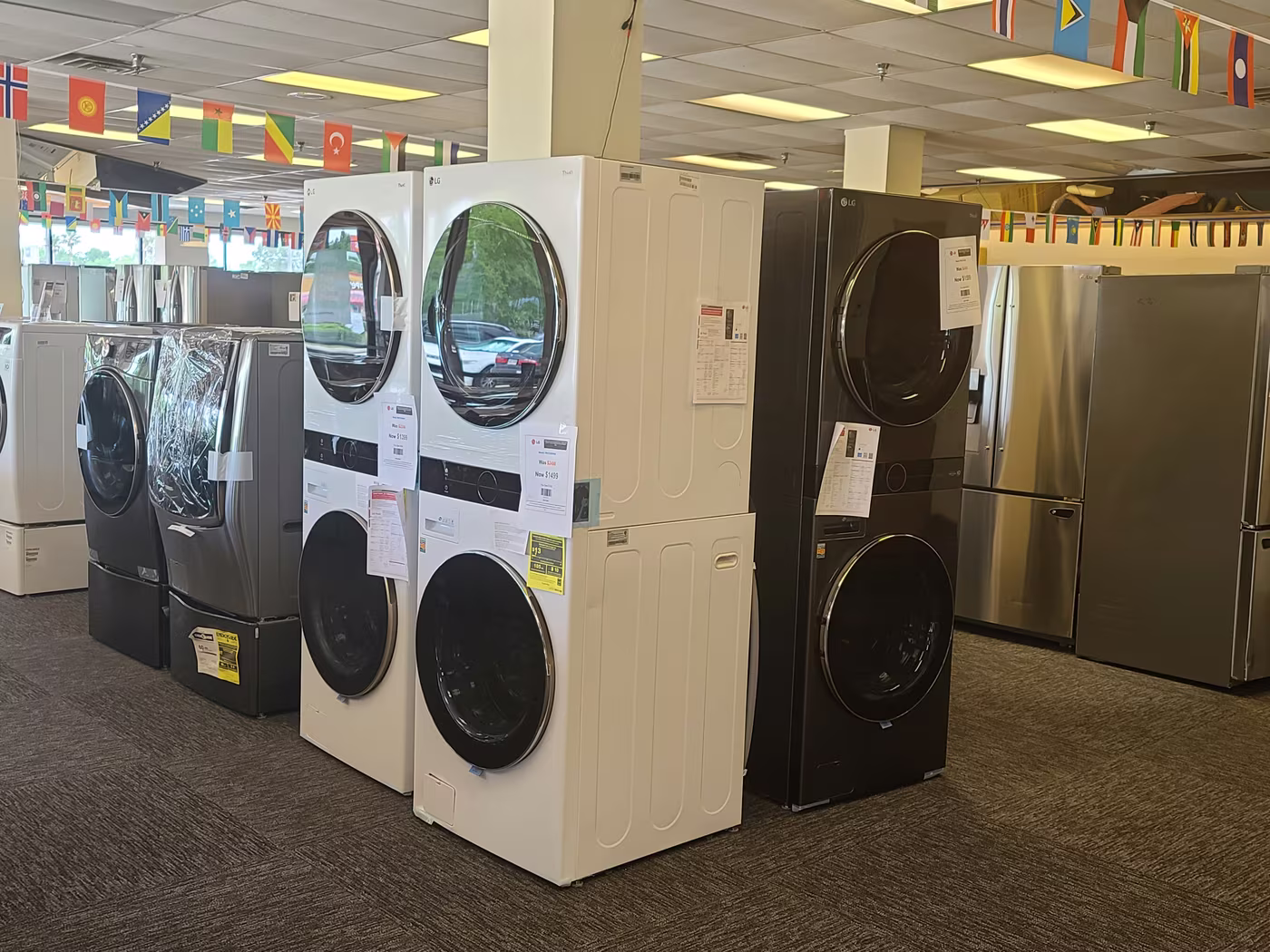 Washtowers and front-load pairs ready to go home